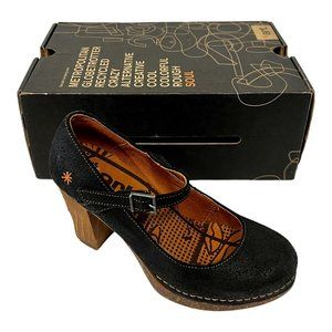 Art NEW Women's Liege Wax Mary Jane Pumps Heels, Night Black (36 EUR, 6 M US)